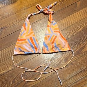 Triangle bathing suit top